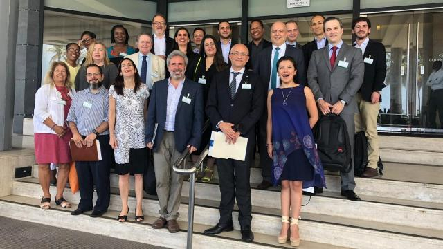 Rightholder representatives in Santo Domingo