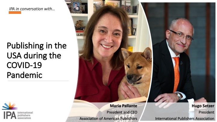 Promotion image featuring title and headshots of Maria Pallante and Hugo Setzer