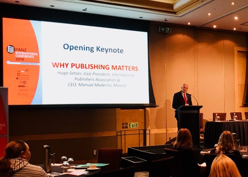 IPA VP Hugo Setzer speaking at the PANZ International Conference (June 2018)