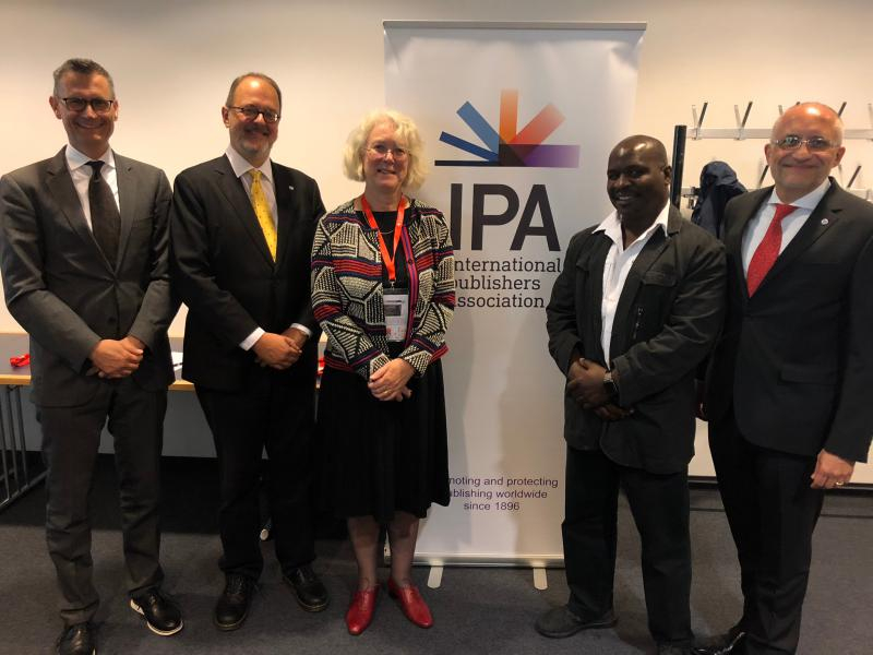 Michiel Kolman, José Borghino, Liz Page, Brian Wafawarowa and Hugo Setzer