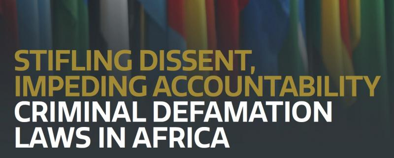 PEN International Defamation report screenshot